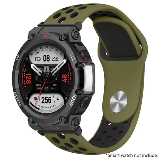 Bracelet en Silicone Respirant pour huawei Amazfit T-Rex 2.