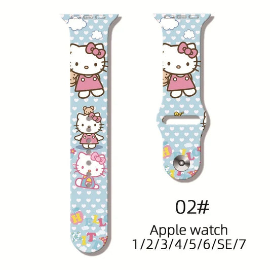 Bracelet Hello Kitty pour Apple Watch.