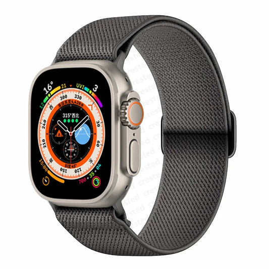 Bracelet Scrunchie pour Apple Watch.