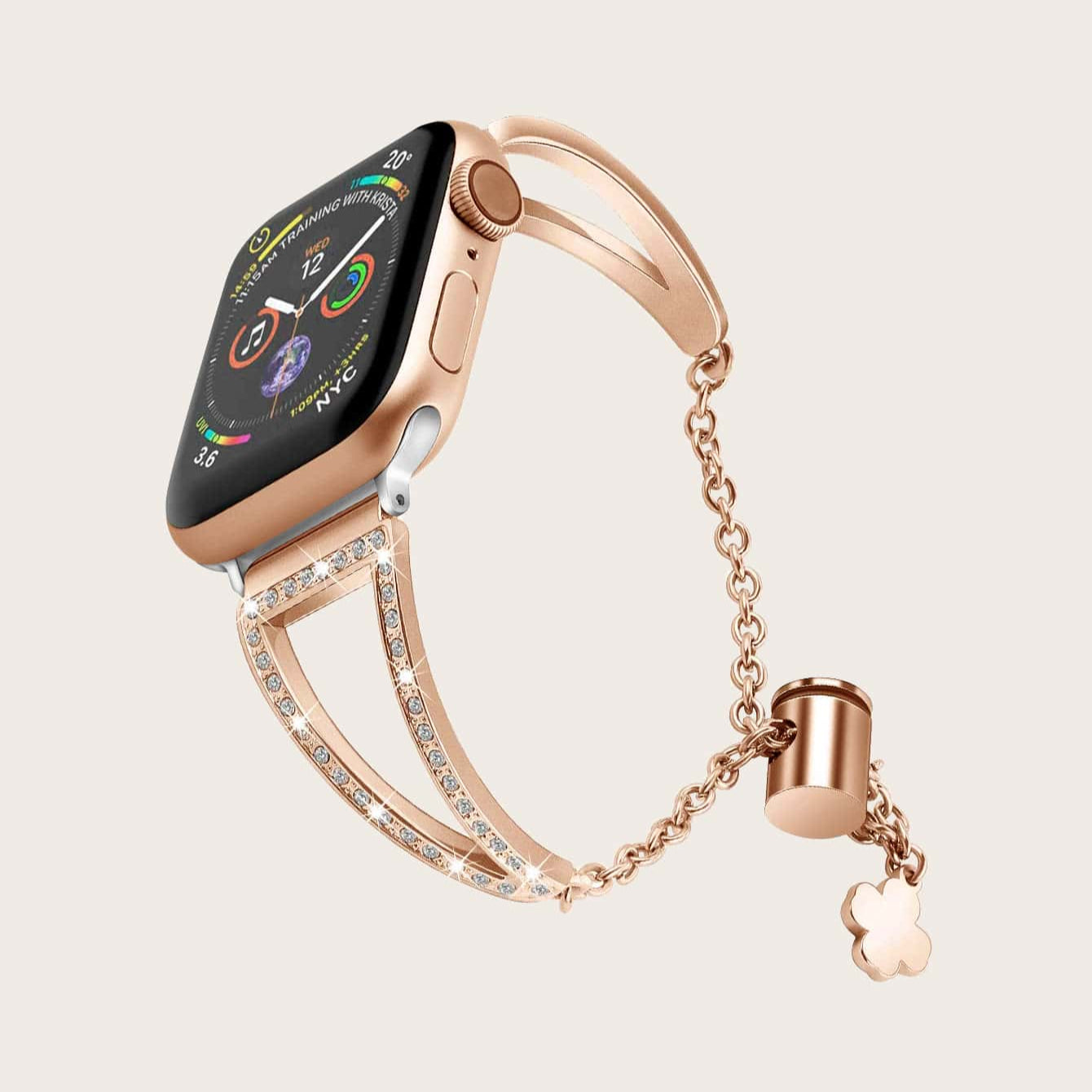 Bracelet à strass compatible Apple Watch