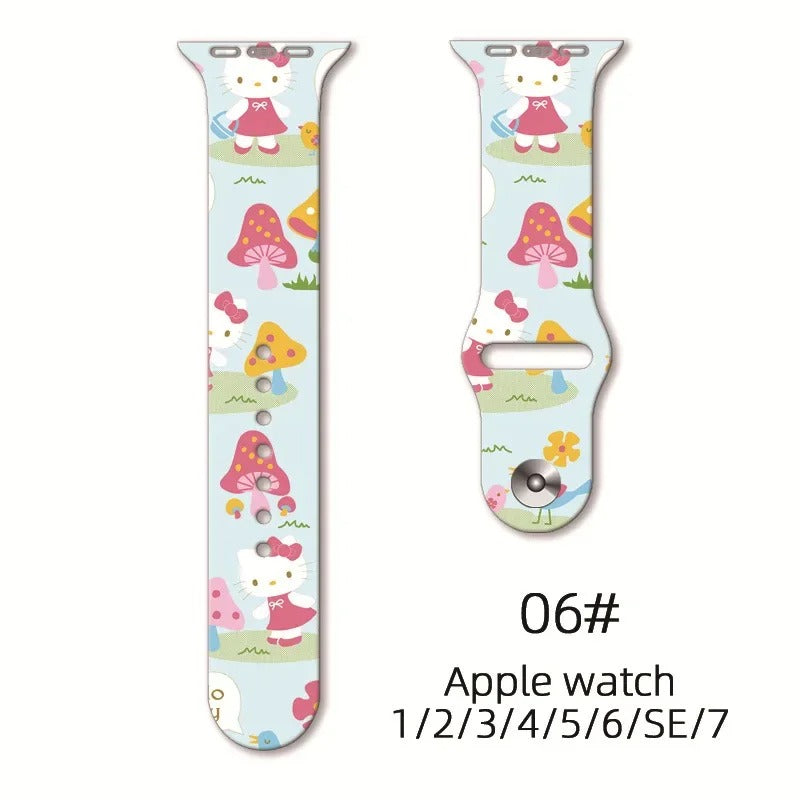 Bracelet Hello Kitty pour Apple Watch.