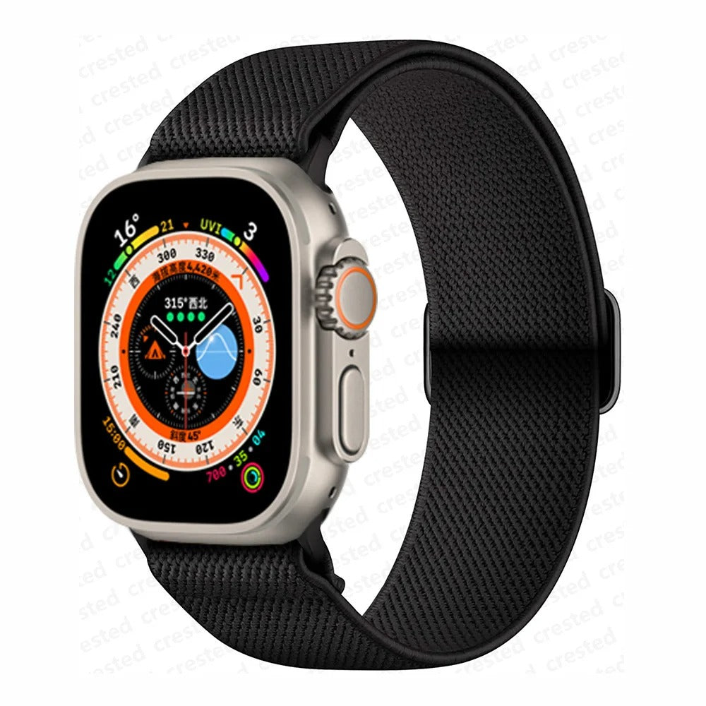 Bracelet Scrunchie pour Apple Watch.