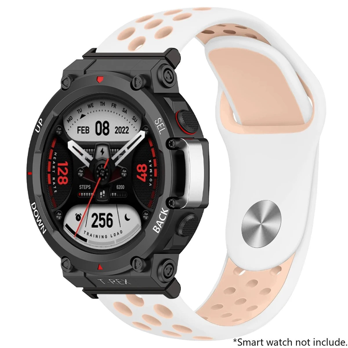 Bracelet en Silicone Respirant pour huawei Amazfit T-Rex 2.