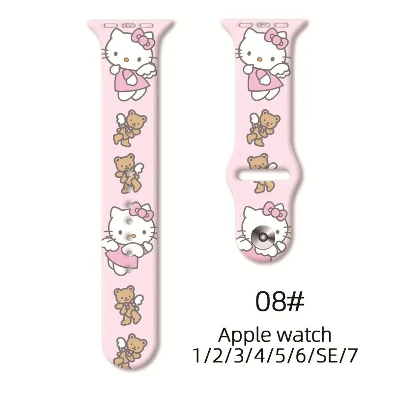 Bracelet Hello Kitty pour Apple Watch.