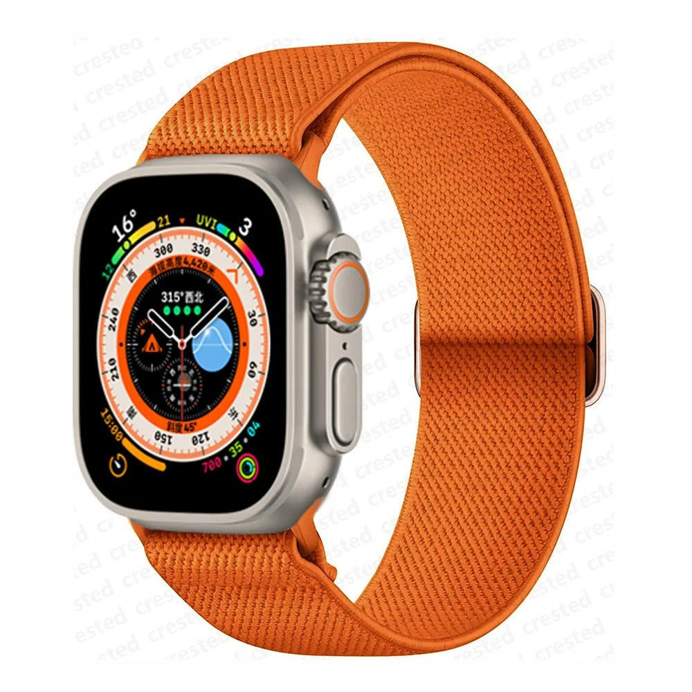Bracelet Scrunchie pour Apple Watch.