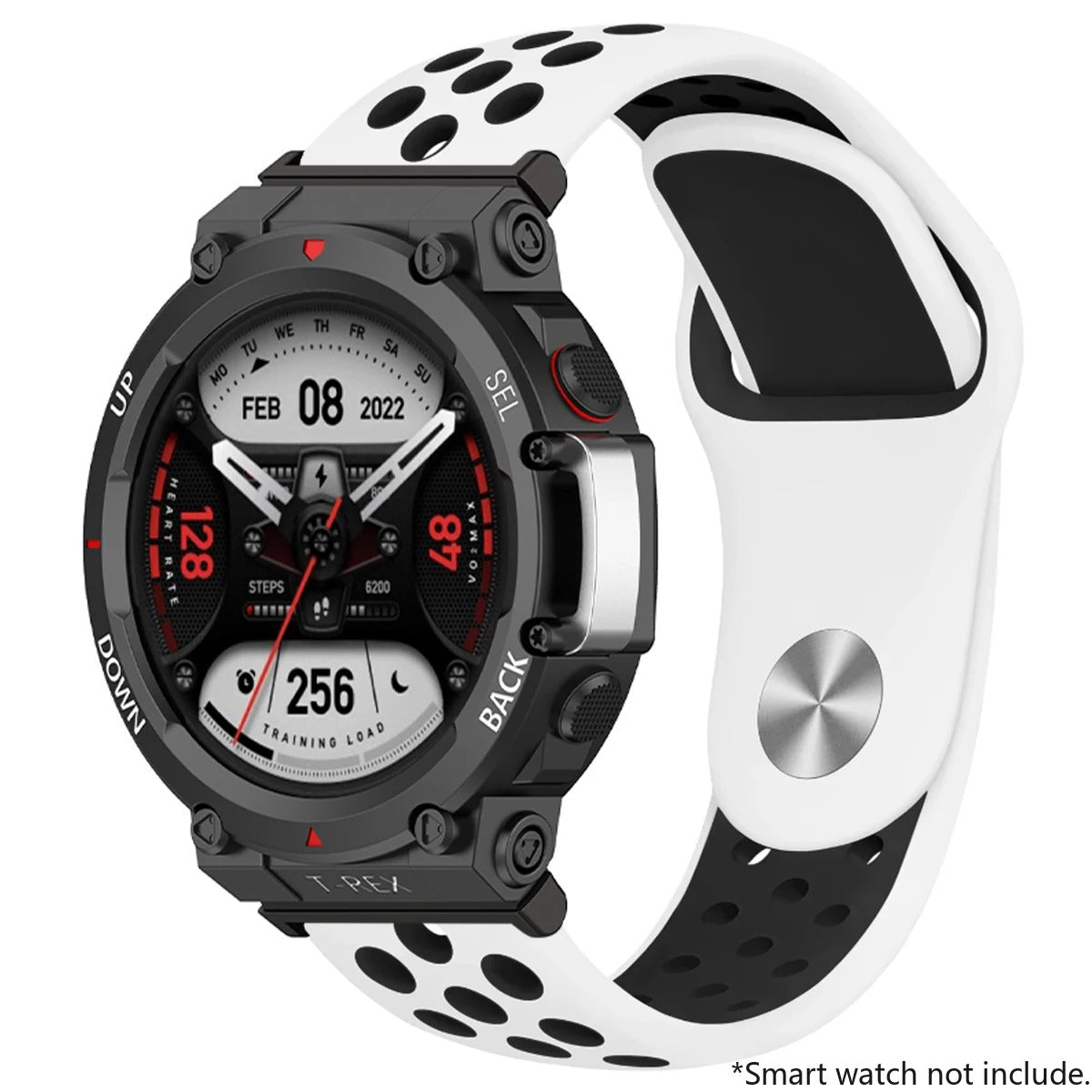 Bracelet en Silicone Respirant pour huawei Amazfit T-Rex 2.