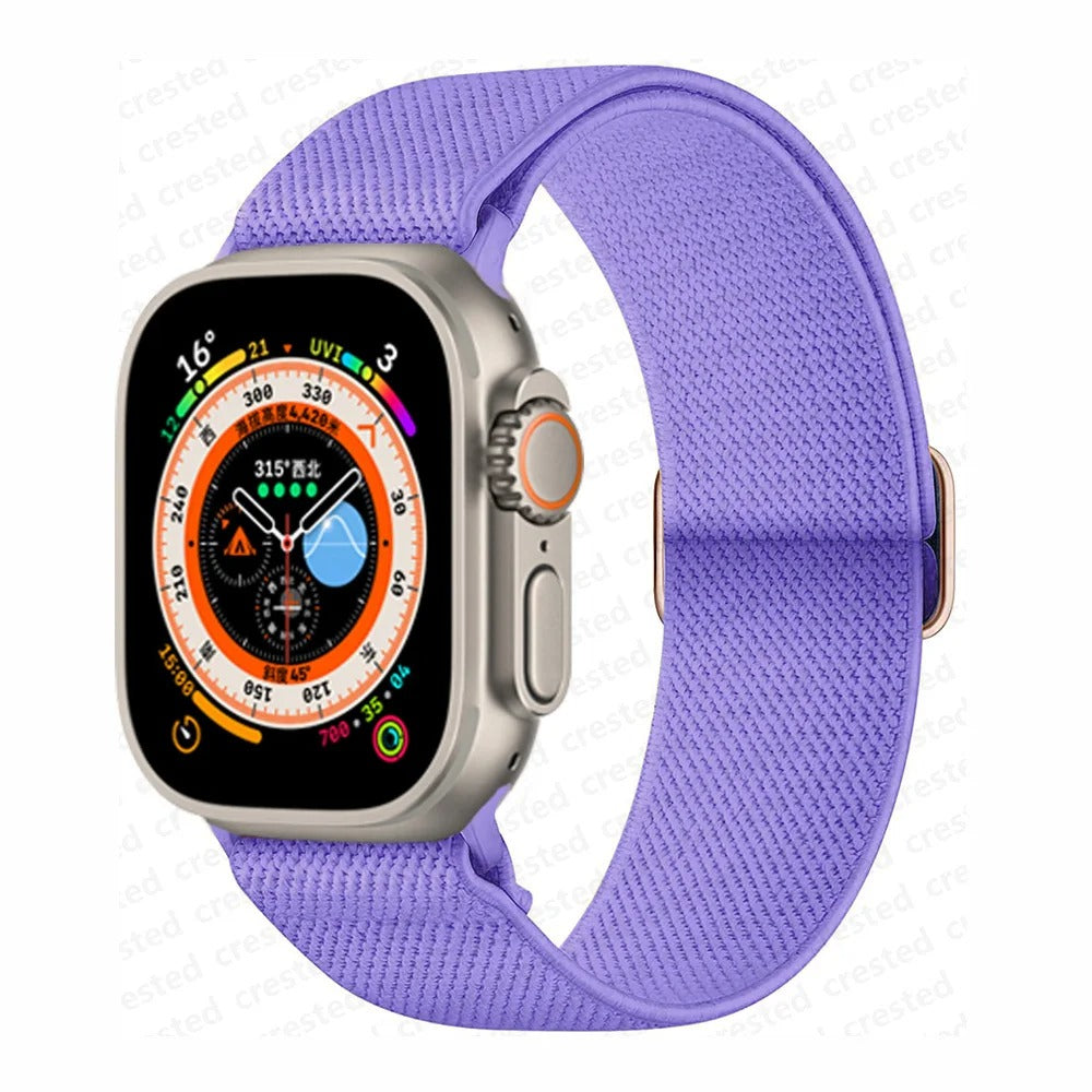 Bracelet Scrunchie pour Apple Watch.