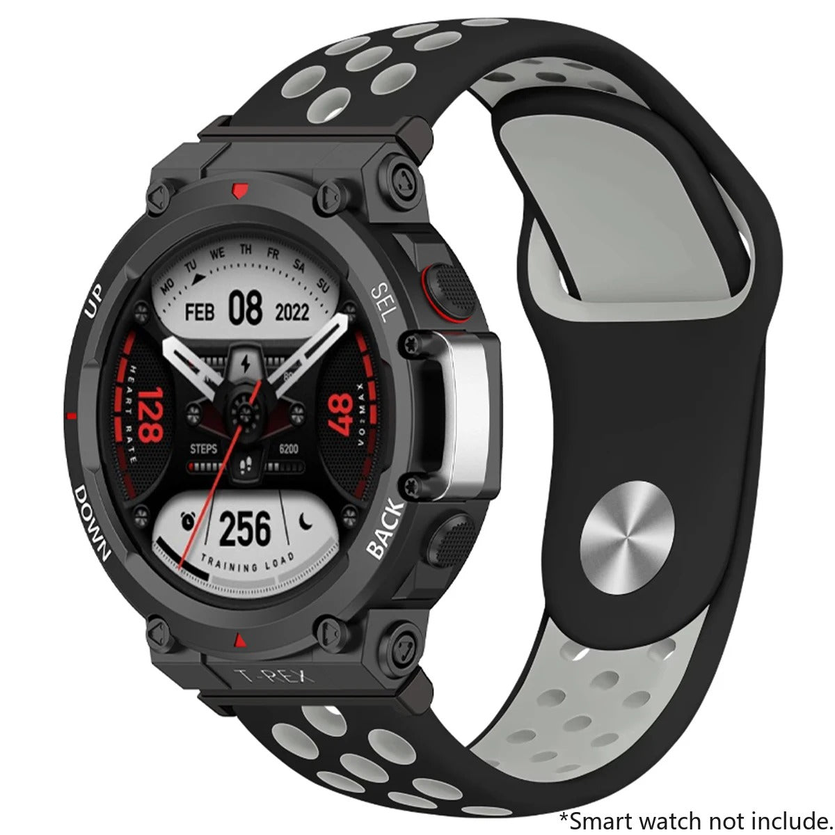 Bracelet en Silicone Respirant pour huawei Amazfit T-Rex 2.