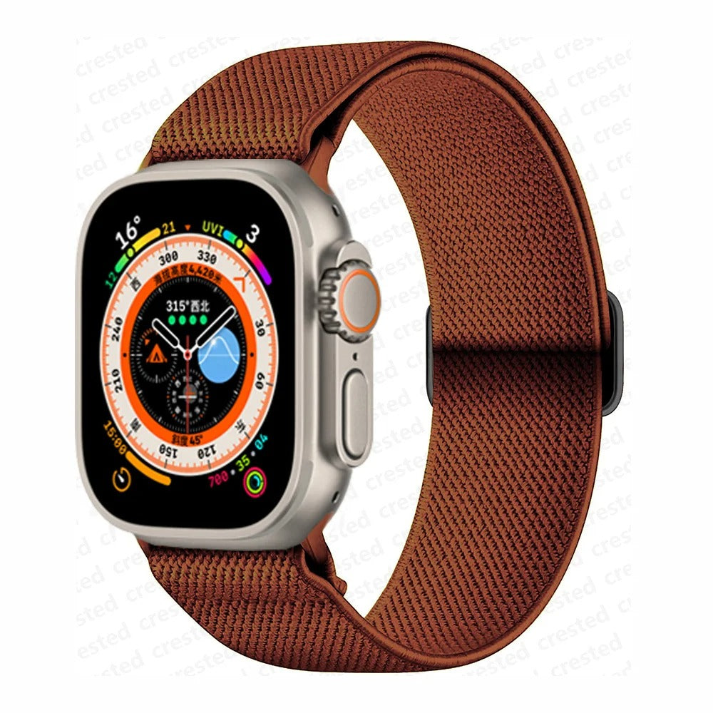 Bracelet Scrunchie pour Apple Watch.