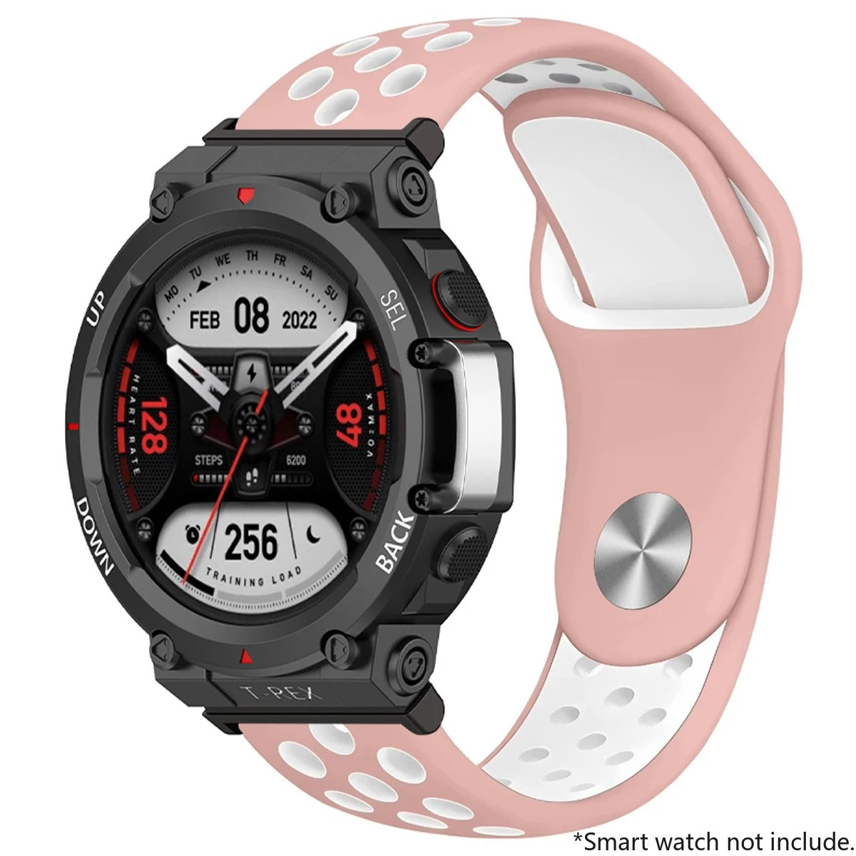 Bracelet en Silicone Respirant pour huawei Amazfit T-Rex 2.