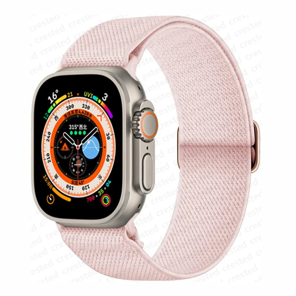 Bracelet Scrunchie pour Apple Watch.