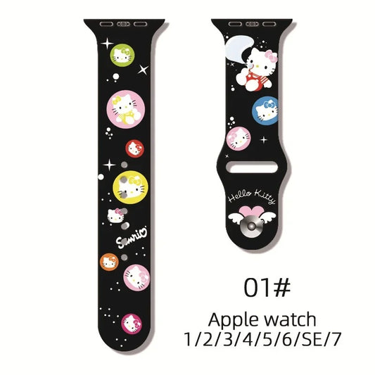 Bracelet Hello Kitty pour Apple Watch.