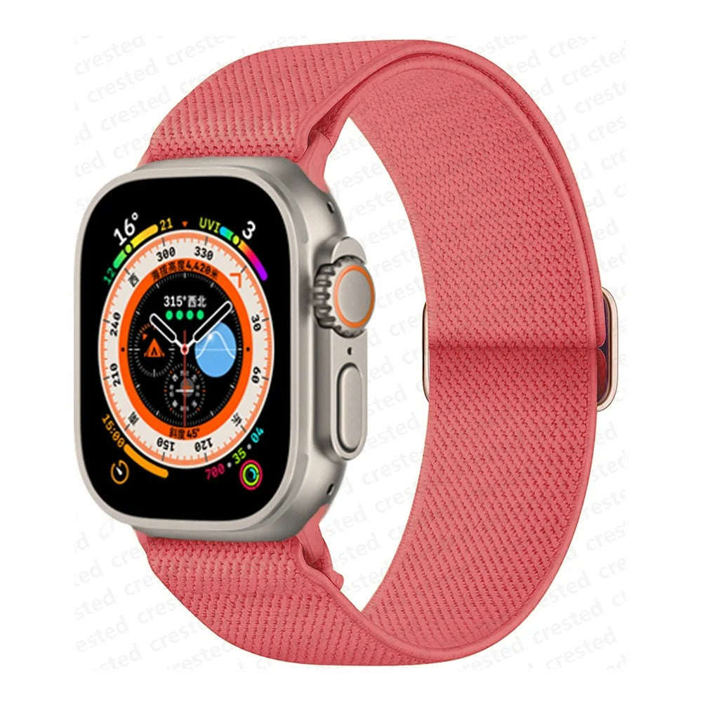 Bracelet Scrunchie pour Apple Watch.