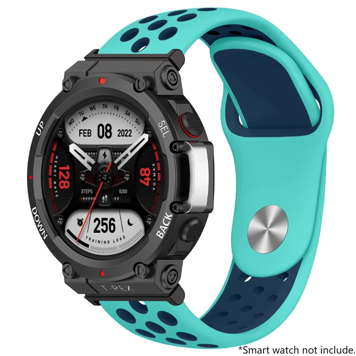 Bracelet en Silicone Respirant pour huawei Amazfit T-Rex 2.