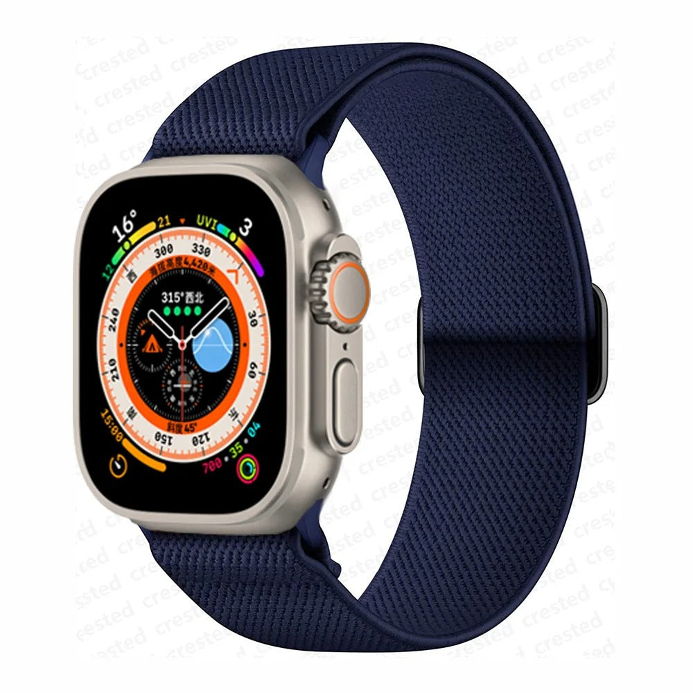 Bracelet Scrunchie pour Apple Watch.