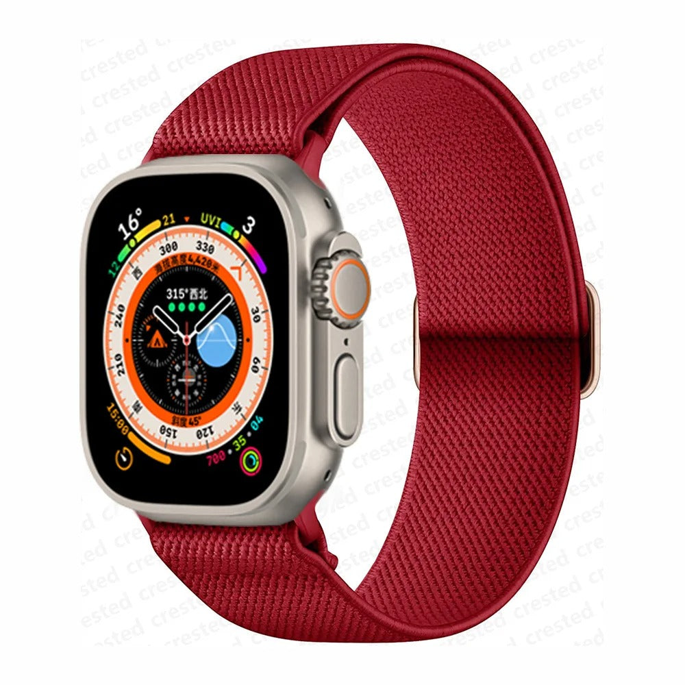 Bracelet Scrunchie pour Apple Watch.