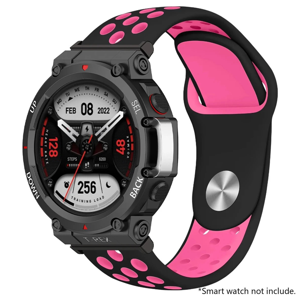 Bracelet en Silicone Respirant pour huawei Amazfit T-Rex 2.