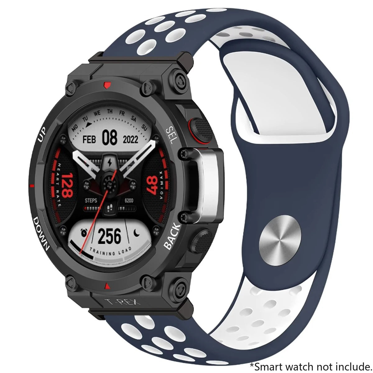 Bracelet en Silicone Respirant pour huawei Amazfit T-Rex 2.