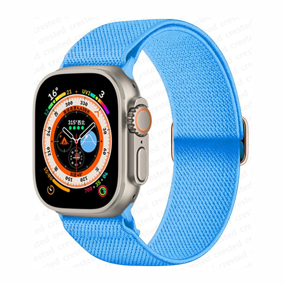 Bracelet Scrunchie pour Apple Watch.
