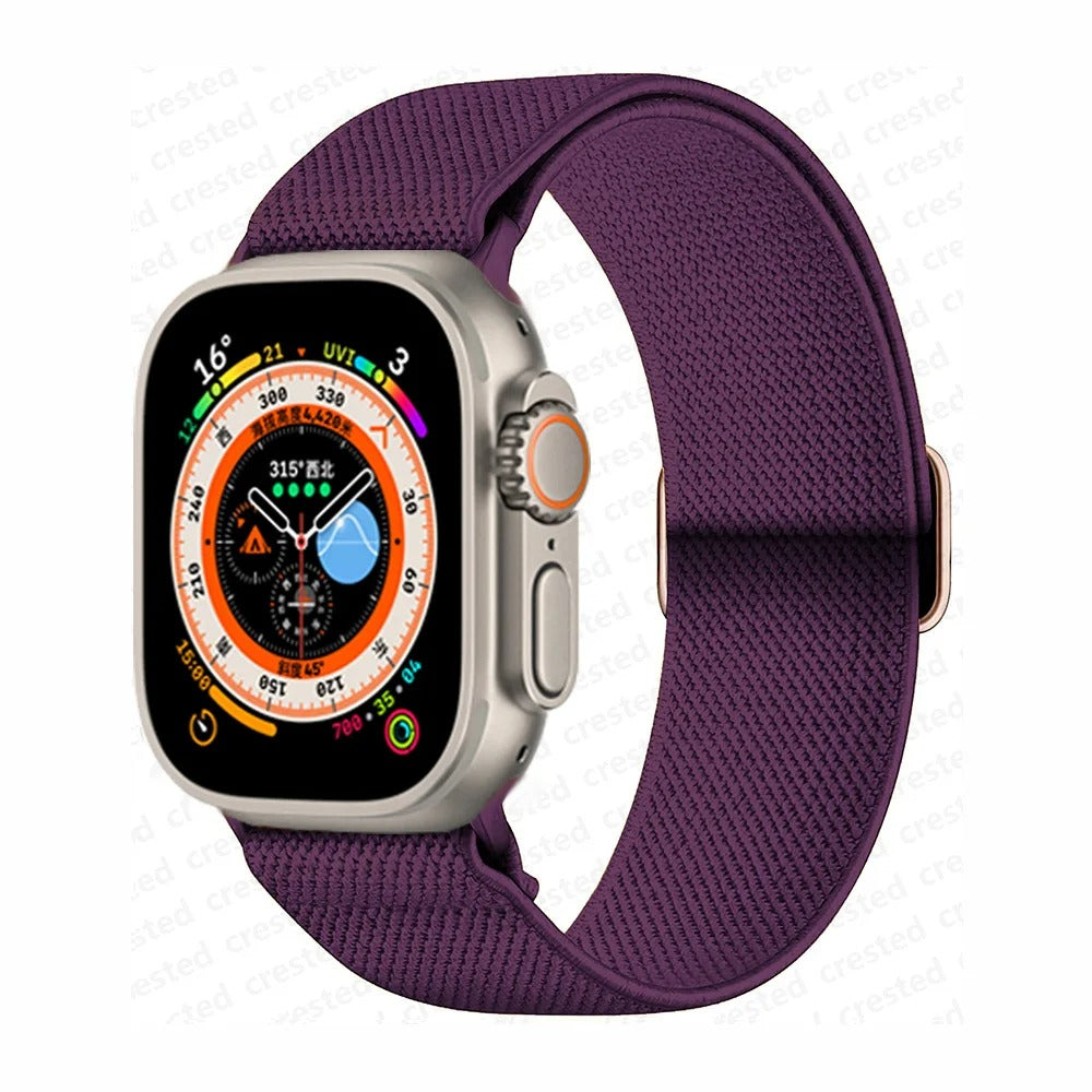 Bracelet Scrunchie pour Apple Watch.