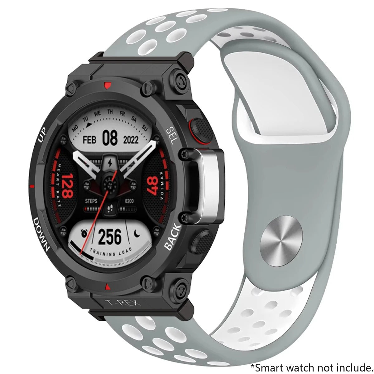 Bracelet en Silicone Respirant pour huawei Amazfit T-Rex 2.