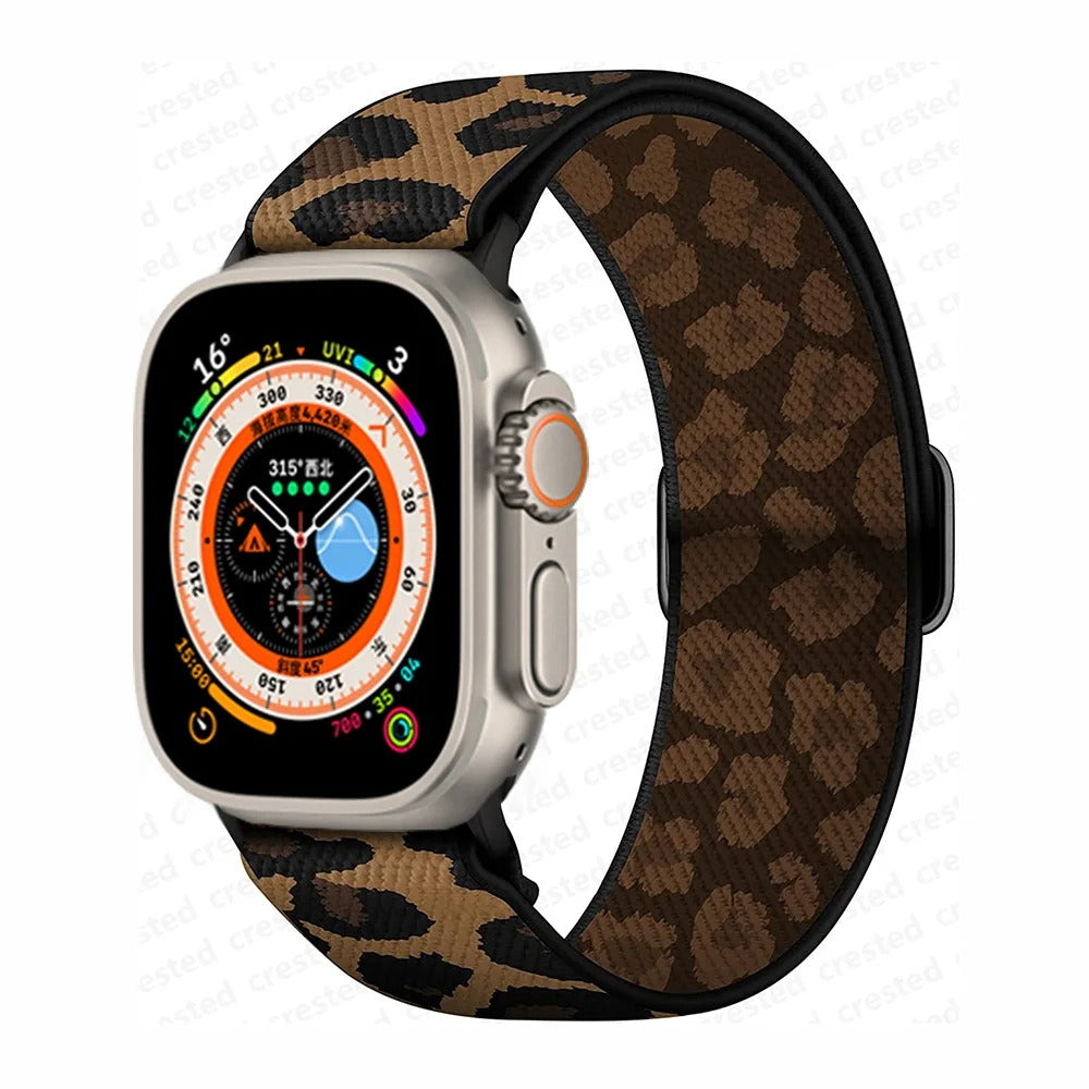 Bracelet Scrunchie pour Apple Watch.