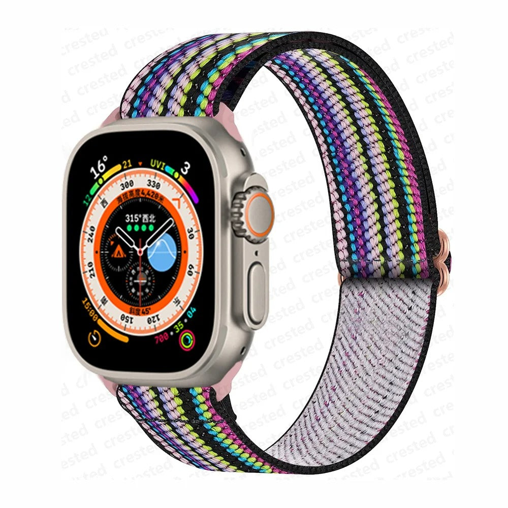 Bracelet Scrunchie pour Apple Watch.