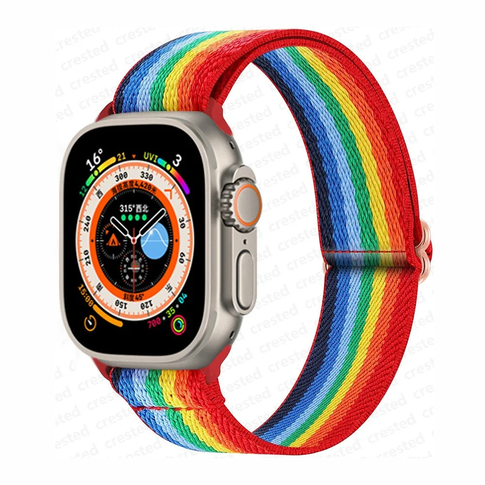 Bracelet Scrunchie pour Apple Watch.
