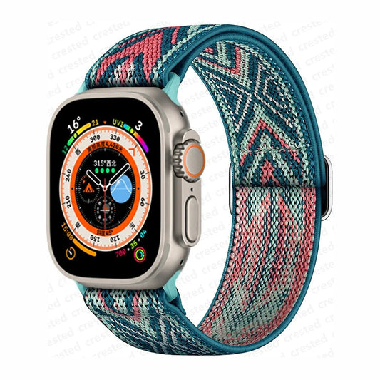 Bracelet Scrunchie pour Apple Watch.