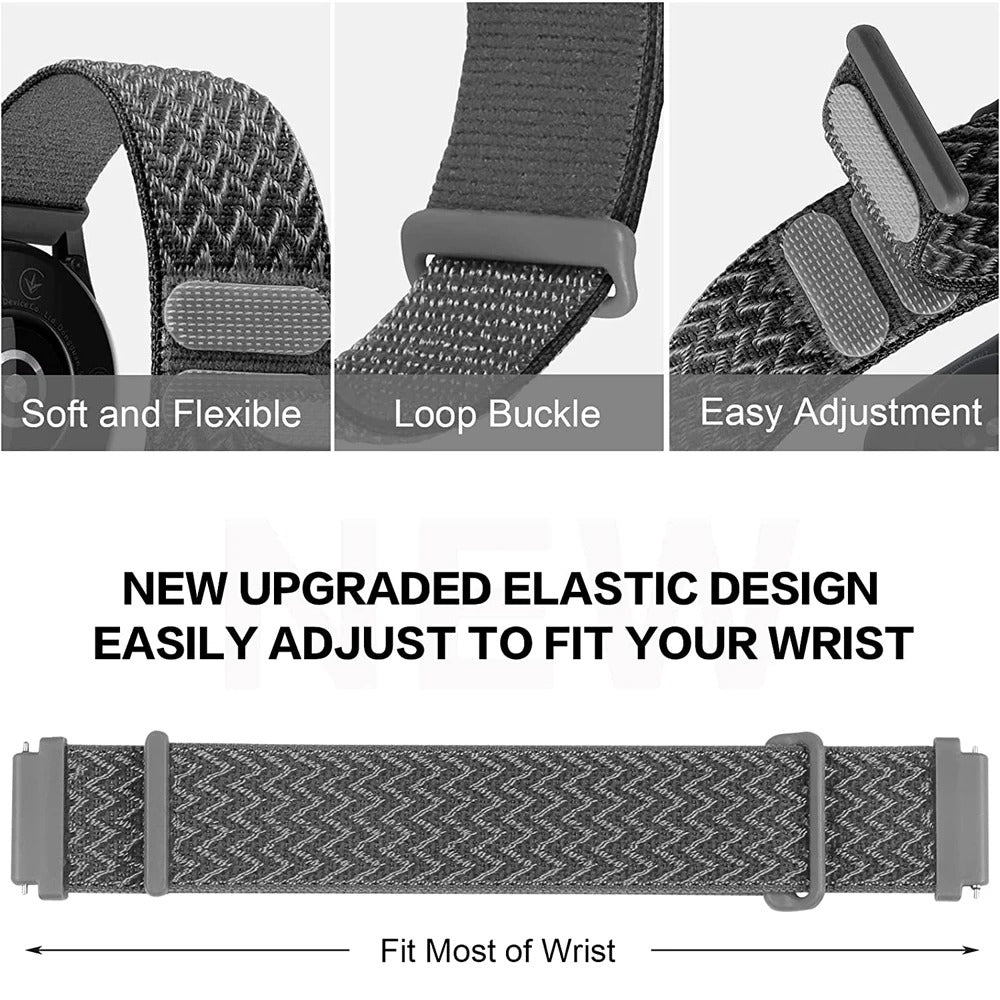 Bracelet en Nylon 22 mm – Compatible Huawei & Samsung