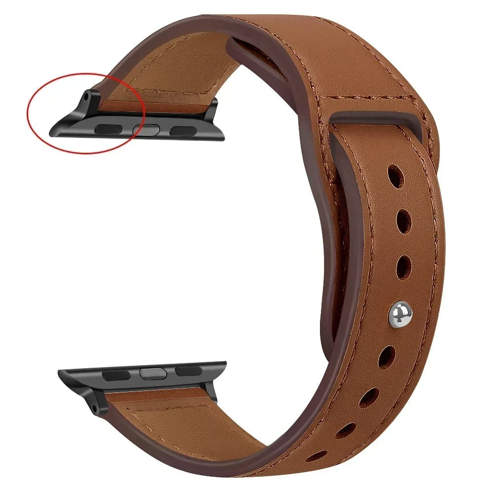 Bracelet En Cuir pour Apple Watch.