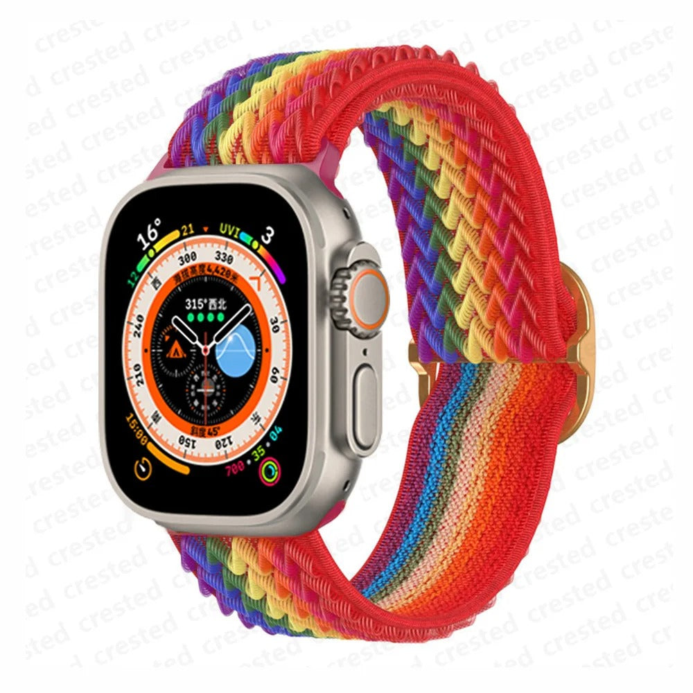 Bracelet Scrunchie pour Apple Watch.