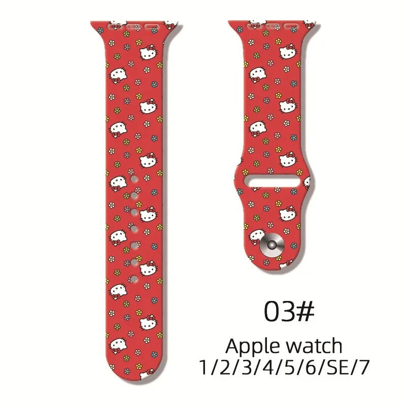 Bracelet Hello Kitty pour Apple Watch.