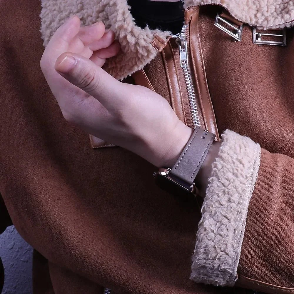 Bracelet En Cuir pour Apple Watch.