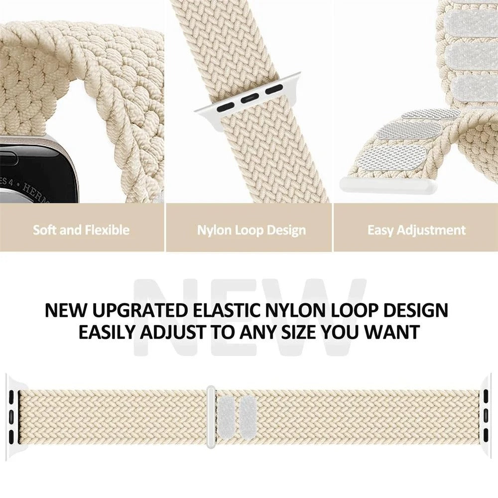 Bracelet tressé Solo Loop pour Apple Watch.