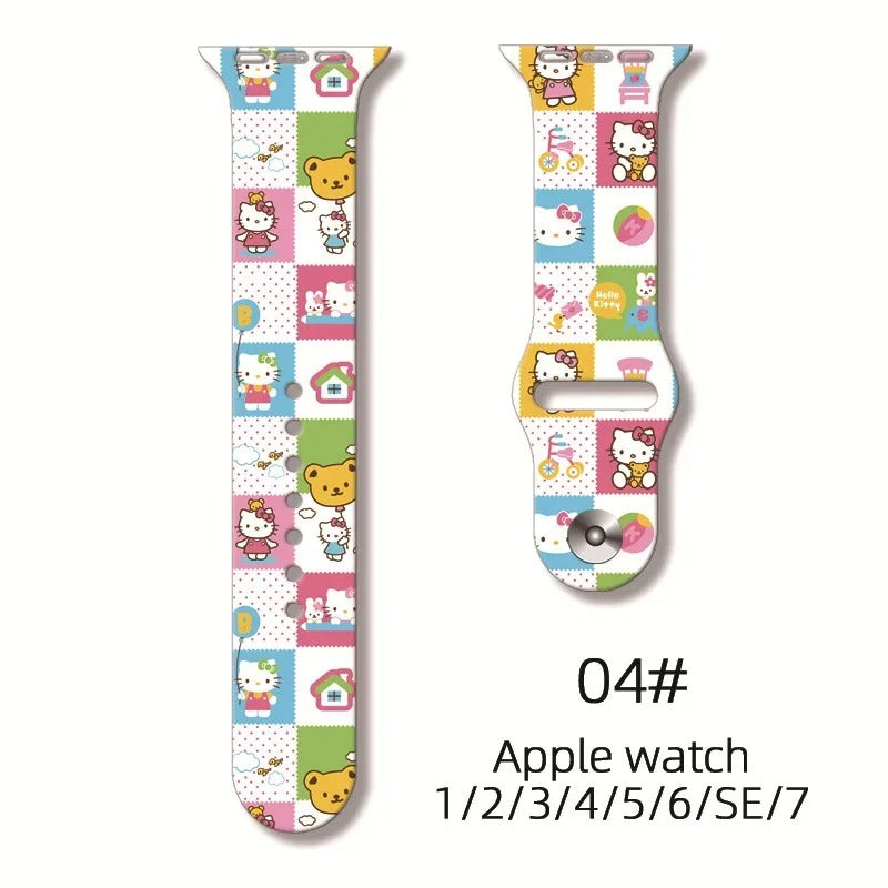 Bracelet Hello Kitty pour Apple Watch.