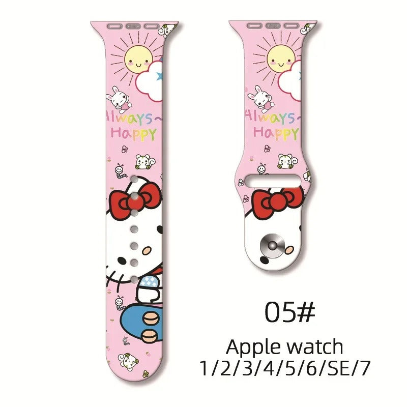 Bracelet Hello Kitty pour Apple Watch.