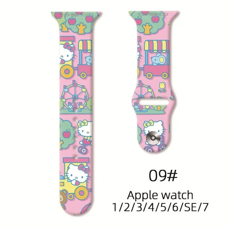 Bracelet Hello Kitty pour Apple Watch.
