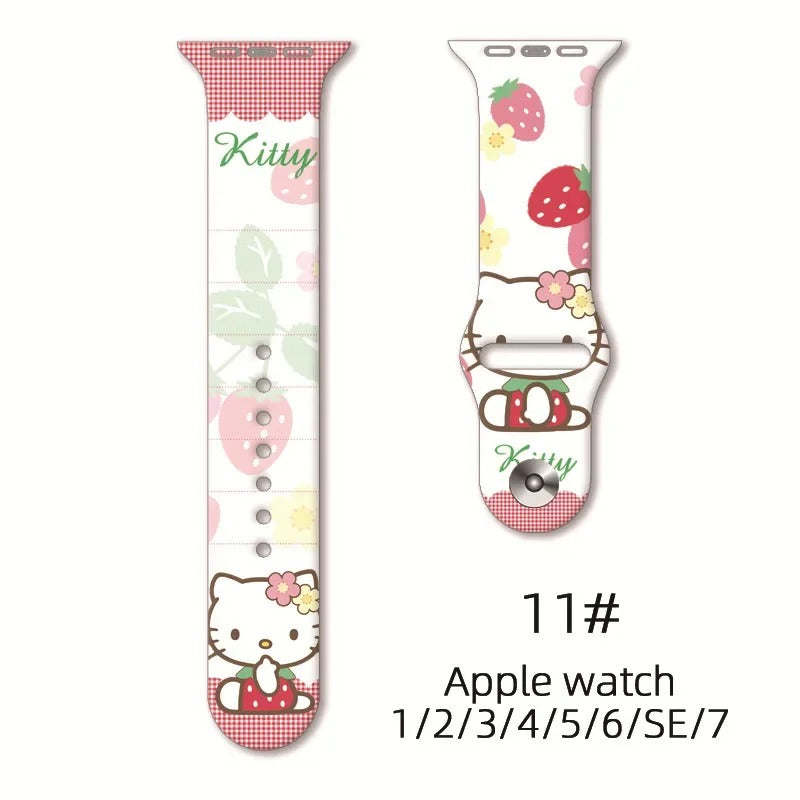 Bracelet Hello Kitty pour Apple Watch.